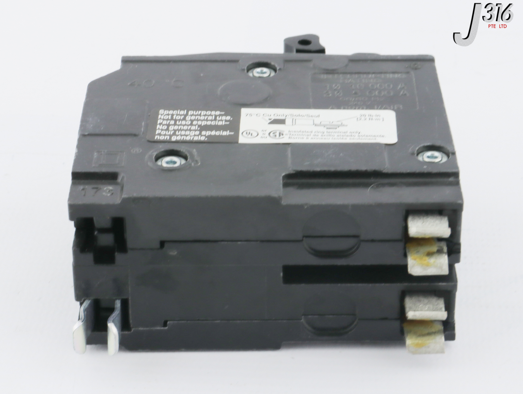 27284 SQUARE D CIRCUIT BREAKER, 15A W/ PADLOCK ATTACHMENT